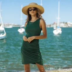 Women's Ruched Mini Tank Dress - Cupshe -BLAZER GUEST 00be0373 2756 43bf bfc7 cba013df09a2