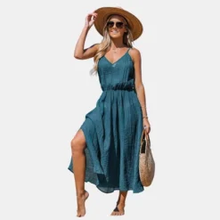 Women's V-Neck Maxi Cover-Up Dress - Cupshe -BLAZER GUEST 0129f0cd 0ba9 4c45 ac86 7d77d80e9613