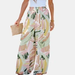 Women's Abstract Print Paperbag Pants -Cupshe -BLAZER GUEST 02977b3b a413 481a b7ae f68c42fb70dd