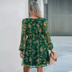 Women's Floral Print Chiffon Mini Dress - Cupshe -BLAZER GUEST 05ccbe68 89e6 4d7d bcdc a43b70e77396