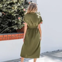 Women's Olive Green Button-Down Maxi Shirt Dress - Cupshe 6 Women's Olive Green Button-Down Maxi Shirt Dress - Cupshe -BLAZER GUEST 0ad0bcce 4a1b 4939 be8a 6823dbf5182b