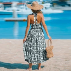 Women's Woven High Neck Floral Sleeveless Midi Dress - Cupshe 8 Women's Woven High Neck Floral Sleeveless Midi Dress - Cupshe -BLAZER GUEST 0b33e0af c637 4930 9864 7772e2559318