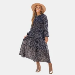 Women's Ditsy Floral Round Neck Maxi Dress - Cupshe 15 Women's Ditsy Floral Round Neck Maxi Dress - Cupshe -BLAZER GUEST 0ca5a08b 96ef 4d72 aed2 74e70a462074