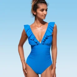 Women's Ruffled Lace Up One Piece Swimsuit -Cupshe 34 Women's Ruffled Lace Up One Piece Swimsuit -Cupshe -BLAZER GUEST 0cd8014b 6bf7 4fec a826 84b3df51eeef