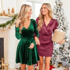 Women's Velvet Overlap Collar Long Sleeves Mini Dress - Cupshe 14 Women's Velvet Overlap Collar Long Sleeves Mini Dress - Cupshe -BLAZER GUEST 0d7ba5cf bfbd 4bdf 89dc a4d910617ad8