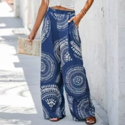 Women's Ornate Print High Waist Pants - Cupshe -BLAZER GUEST 12c8a76c 490a 4ae0 93d5 cc01cfea1b92