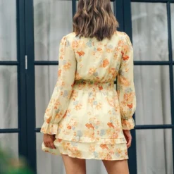 Women's V Neck Floral Cutout Mini Dress - Cupshe -BLAZER GUEST 13434acf 64ae 4b5f 8d11 a050dfa394e4