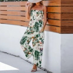Women's Tropical Smocked Cami Jumpsuit - Cupshe 9 Women's Tropical Smocked Cami Jumpsuit - Cupshe -BLAZER GUEST 17a568ce eab9 49be 9b0e e299923c3b6e