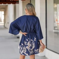 Women's Watercolor Floral Print A-Line Mini Dress - Cupshe -BLAZER GUEST 1928f14d 5573 4695 bd82 83a9f85d7930