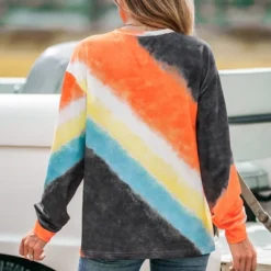 Women's Tie-Dye Wash Crewneck Pullover Sweatshirt - Cupshe 10 Women's Tie-Dye Wash Crewneck Pullover Sweatshirt - Cupshe -BLAZER GUEST 193cdf47 3e7a 4b15 8759 84da7d499a09