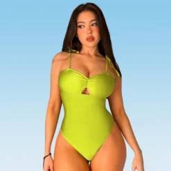 Women's Ruched Tie Strap One Piece Swimsuit -Cupshe 9 Women's Ruched Tie Strap One Piece Swimsuit -Cupshe -BLAZER GUEST 1c45fc77 3dd1 4ba1 a127 d37d365243ba