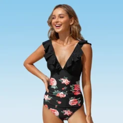 Women's Ruffled Lace Up One Piece Swimsuit -Cupshe 24 Women's Ruffled Lace Up One Piece Swimsuit -Cupshe -BLAZER GUEST 1d7f41ef c84c 40d0 bde1 e1608871da49