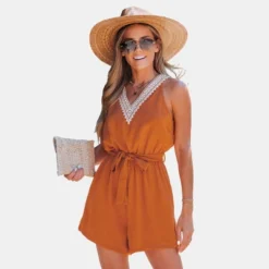 Women's Lace V-Neck Belted Romper - Cupshe 13 Women's Lace V-Neck Belted Romper - Cupshe -BLAZER GUEST 1fc6855a 2e80 467b b32c 7437bfb0ccba