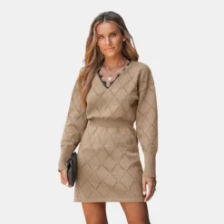 Women's Pointelle Knit Scalloped Lace Sweater Dress - Cupshe 11 Women's Pointelle Knit Scalloped Lace Sweater Dress - Cupshe -BLAZER GUEST 28c2a825 5393 4f91 808d 232f56f15ae3