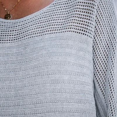 Women's Rib Cutout Oversized Sweater - Cupshe 5 Women's Rib Cutout Oversized Sweater - Cupshe - Image 5