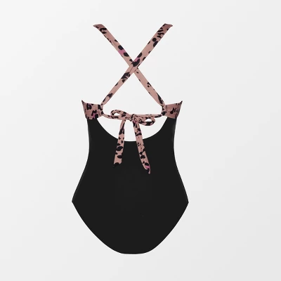 Women's Back Tie Crisscross One Piece Swimsuit - Cupshe 2 Women's Back Tie Crisscross One Piece Swimsuit - Cupshe - Image 2