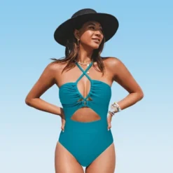 Women's Cutout Shirring One Piece Swimsuit - Cupshe -BLAZER GUEST 33f0bc61 0cd1 4ec0 922e f9e86ef97c1b