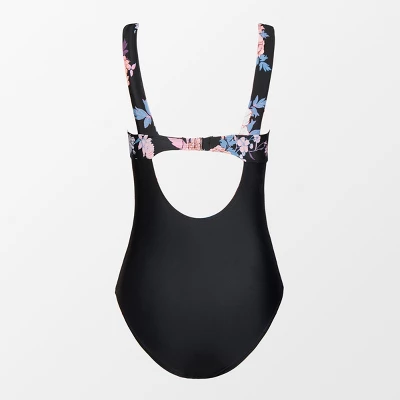 Women's One Piece Swimsuit Vintage Cutout Floral V Neck Bathing Suit - Cupshe 2 Women's One Piece Swimsuit Vintage Cutout Floral V Neck Bathing Suit - Cupshe - Image 2