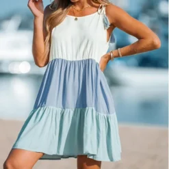 Women's Colorblock Tassel Tie Mini Dress - Cupshe 10 Women's Colorblock Tassel Tie Mini Dress - Cupshe -BLAZER GUEST 363e55e1 cc1b 4100 8ed2 3f1991921f75