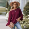 Women's Warm Hugs Rib One-Shoulder Sweaters - Cupshe