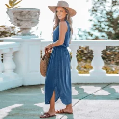 Women's Scoop Neck Side Slit Maxi Dress - Cupshe 12 Women's Scoop Neck Side Slit Maxi Dress - Cupshe -BLAZER GUEST 3840872a 985e 4500 ae65 cedbbd6038e3