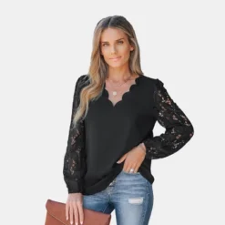 Women's Floral Lace Scalloped V Neck Top - Cupshe 13 Women's Floral Lace Scalloped V Neck Top - Cupshe -BLAZER GUEST 38cfabdf 146e 4282 a1be 8c10b323e6fd