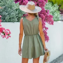 Women's Tie Strap V-Neck Romper - Cupshe 11 Women's Tie Strap V-Neck Romper - Cupshe -BLAZER GUEST 394d7a40 189d 41a9 8734 aad8f611c5a1