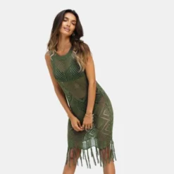 Women's Fringe Crochet Cover-Up Dress -Cupshe -BLAZER GUEST 3aab74d3 4d20 4a7a bad3 287ce32ac64f