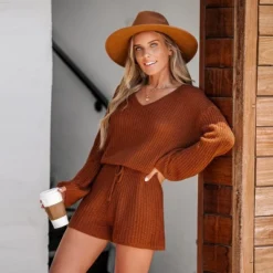 Women's Chunky Knit Drawstring Romper - Cupshe 9 Women's Chunky Knit Drawstring Romper - Cupshe -BLAZER GUEST 3e613ae8 8e6d 4921 88e3 579671f037f8