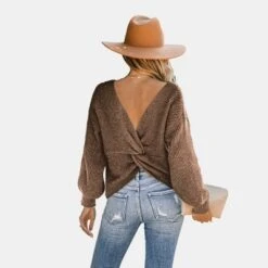 Women's Onyx Chunky Knit Sweater - Cupshe -BLAZER GUEST 3f6f523e 1e49 4d75 8f61 3767e42286b3