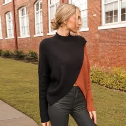 Women's Cable Knit Mock Neck Sweater - Cupshe -BLAZER GUEST 4234ea69 6524 40de 8918 96a133d2b5a9