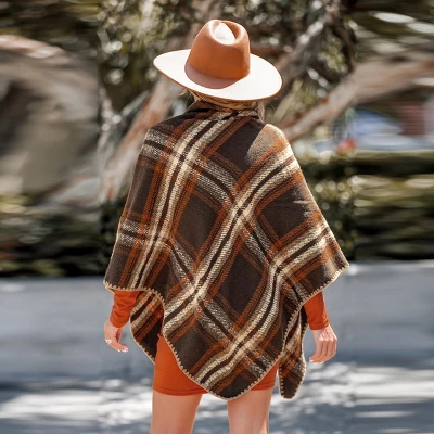 Women's Versatile Plaid Scarf- Cupshe 4 Women's Versatile Plaid Scarf- Cupshe - Image 4