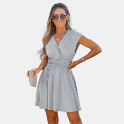 Women's Smocked Surplice Mini Dress -Cupshe 12 Women's Smocked Surplice Mini Dress -Cupshe -BLAZER GUEST 448efc4a ac25 45fa 9e56 b1858b42b8ca