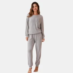 Women's Cozy Cloud Gray Long Sleeve Pants Pajama Set -Cupshe 5 Women's Cozy Cloud Gray Long Sleeve Pants Pajama Set -Cupshe -BLAZER GUEST 44b0c013 9b1f 4fce 8688 e99aeb04bc07