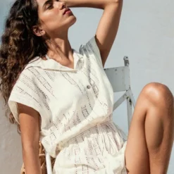 Women's Eyelet Tassel Tie Romper - Cupshe -BLAZER GUEST 44d21f41 7fd5 4a50 8758 f2941b5c3bd4