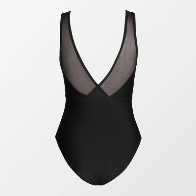 Women's Mesh Crisscross V Back One Piece Swimsuit - Cupshe 2 Women's Mesh Crisscross V Back One Piece Swimsuit - Cupshe - Image 2