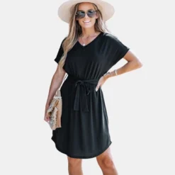 Women's V-Neck Short Sleeve Mini Dress - Cupshe 13 Women's V-Neck Short Sleeve Mini Dress - Cupshe -BLAZER GUEST 476b6a8c e33a 4861 b4e4 02c6840852e5