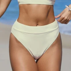 Women's Banded High Waist Bikini Bottom - Cupshe 6 Women's Banded High Waist Bikini Bottom - Cupshe -BLAZER GUEST 47b732e4 2f42 4a45 aece bb7f9f569951