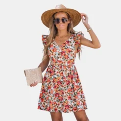Women's Floral V-Neck Ruffled Sleeves Mini Dress - Cupshe 9 Women's Floral V-Neck Ruffled Sleeves Mini Dress - Cupshe -BLAZER GUEST 499c6e06 fb4f 4f3a b527 fd9a306c6035