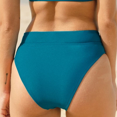 Women's V Front High Waist Bikini Bottom - Cupshe 2 Women's V Front High Waist Bikini Bottom - Cupshe - Image 2