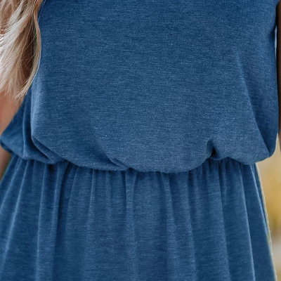 Women's Scoop Neck Side Slit Maxi Dress - Cupshe 7 Women's Scoop Neck Side Slit Maxi Dress - Cupshe - Image 7