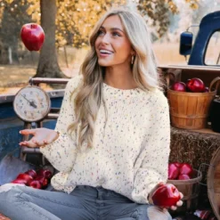 Women's Rainbow Pom Pom Drop Sleeve Sweater - Cupshe 11 Women's Rainbow Pom Pom Drop Sleeve Sweater - Cupshe -BLAZER GUEST 56794bfb 5e42 43e0 85b8 d29e5ff85d46