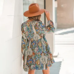Women's Retro Paisley Print V-Neck Mini Dress - Cupshe 10 Women's Retro Paisley Print V-Neck Mini Dress - Cupshe -BLAZER GUEST 57ab9734 ef73 492c a664 4c671bb8d086