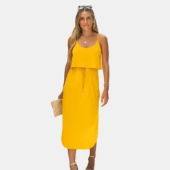 Women's Drawstring Cami Midi Dress - Cupshe 17 Women's Drawstring Cami Midi Dress - Cupshe -BLAZER GUEST 57d2d019 d789 4518 9fdd ff0cf0be85fe