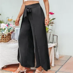 Women's Elegant Wide-Leg Palazzo Pants With Satin Bow Belt - Cupshe 6 Women's Elegant Wide-Leg Palazzo Pants With Satin Bow Belt - Cupshe -BLAZER GUEST 59c9410e 9c77 4930 a601 d01a3d95d1e1