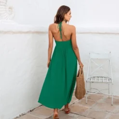 Women's Ruffled Halter Neck Maxi Dress - Cupshe 8 Women's Ruffled Halter Neck Maxi Dress - Cupshe -BLAZER GUEST 5d975011 3a93 4d29 9f68 c3219726716e