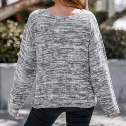 Women's Space Dye Drop Sleeve Sweater - Cupshe -BLAZER GUEST 6210da75 470d 4460 a909 187bcdebf032