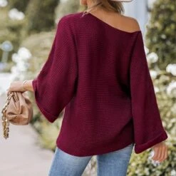 Women's Warm Hugs Rib One-Shoulder Sweaters - Cupshe -BLAZER GUEST 621a034b 5fe7 46e1 ae38 325b7c595b12