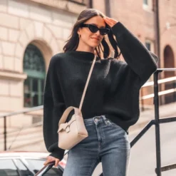 Women's Onyx Rib Bishop Sleeve Sweater - Cupshe 11 Women's Onyx Rib Bishop Sleeve Sweater - Cupshe -BLAZER GUEST 630889f1 8450 4fa9 9460 ec41e8b9b437