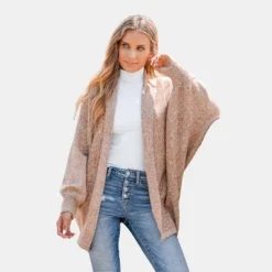 Women's Marled Knit Open-Front Bishop Sleeve Cardigan - Cupshe 9 Women's Marled Knit Open-Front Bishop Sleeve Cardigan - Cupshe -BLAZER GUEST 636f627a f55d 4141 8247 fcf7ae3ca090